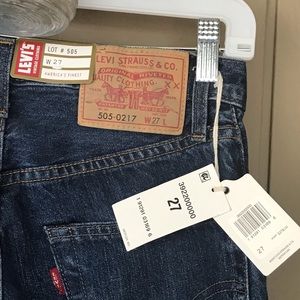 Levi's 505 Women's Size W27(4) Blue Straight Leg